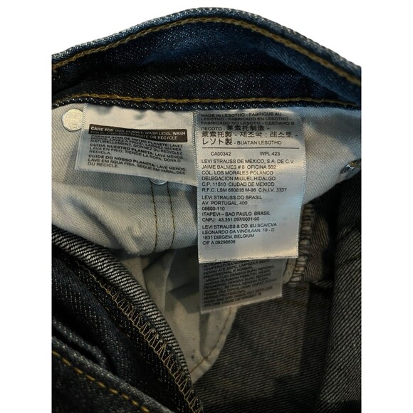 Levi 514 Jeans Mens Tumbled Rigid Slim straight Fit Tag 31 X 32  Red Tab Jeans - Picture 3 of 7